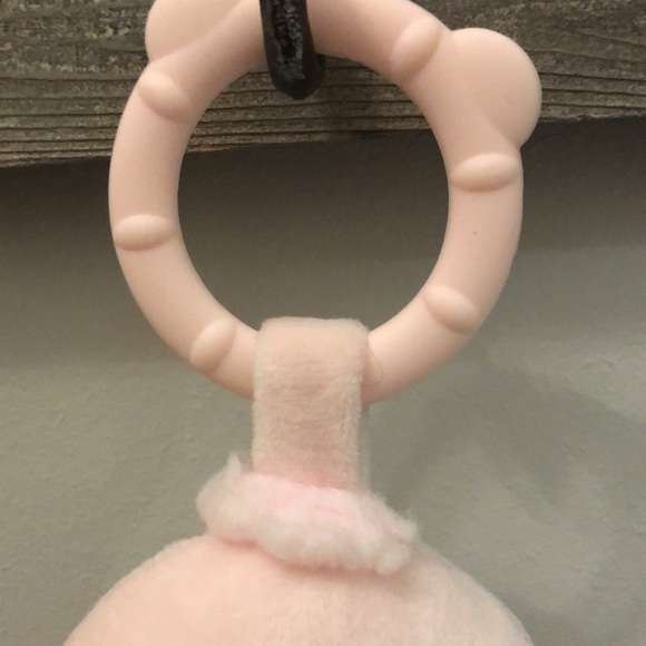 Baby Gund Flamingo Teether Lovey Toothpick Pink Security Blanket Aubrey - Picture 4 of 10